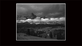 The Richard Philip Soltice Gallery - Rocky Mountains from Blaremore, ALta