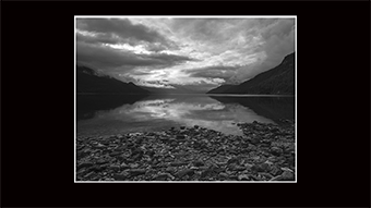The Richard Philip Soltice Gallery -Kootenay Lake in Evening Light from Davis Creek