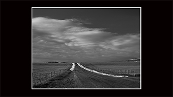 The Richard Philip Soltice Gallery - Snow Remnants on Farm Road