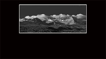 The Richard Philip Soltice Gallery - Rocky Mountain from Blairmore Alta